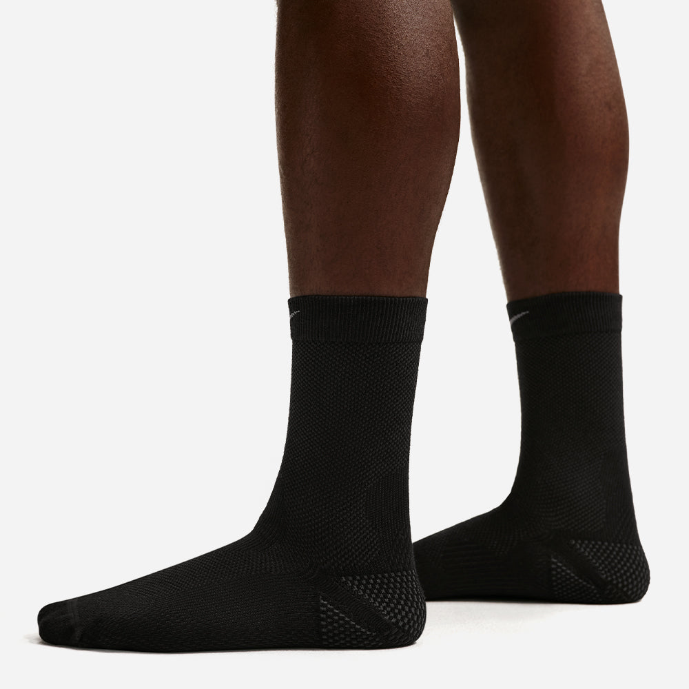 Vớ Thể Thao Nike Running Lightweight Crew - Đen - Supersports Vietnam