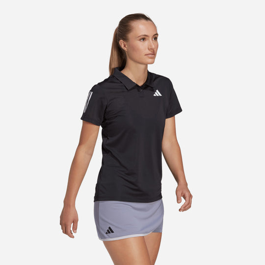Women's Adidas Tennis Club Polo Shirt - Black