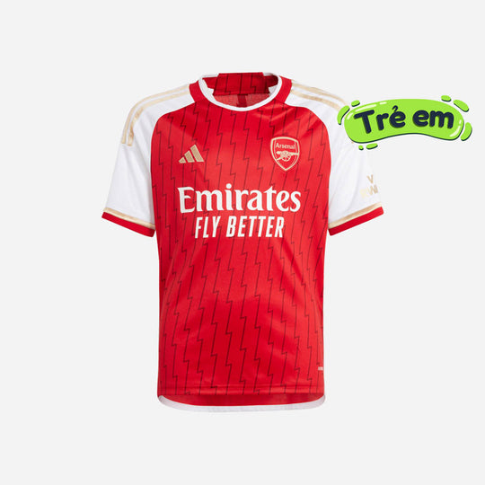 Boys' Adidas Arsenal 23/24 Home Jersey - Red