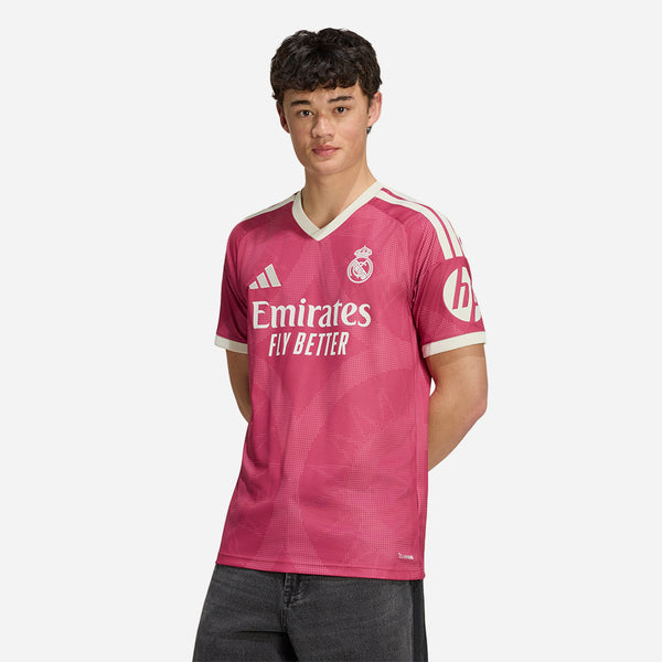 Áo Đá Bóng Nam Adidas Sân Thứ Ba Real Madrid 26/27 Replica - Hồng - Supersports Vietnam