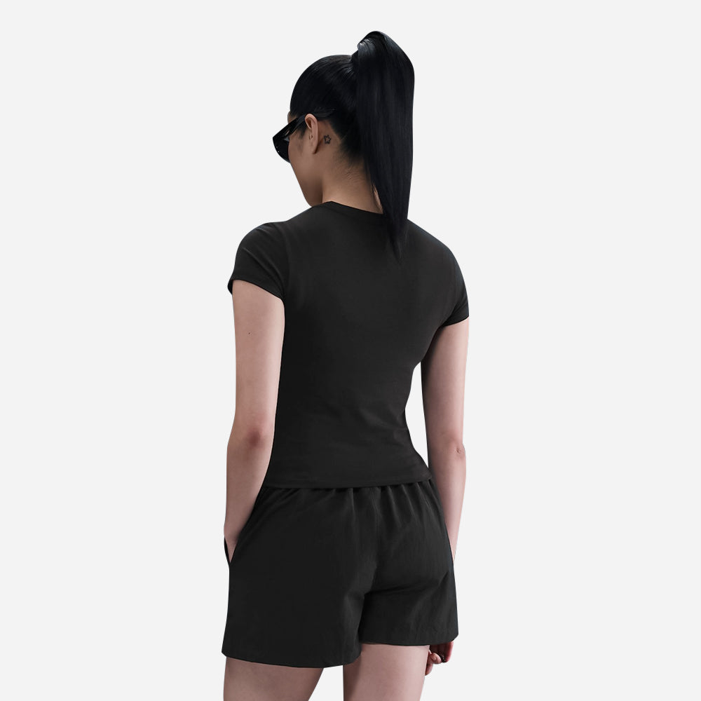 Áo Thun Tay Ngắn Nữ Nike Sportwear - Đen - Supersports Vietnam