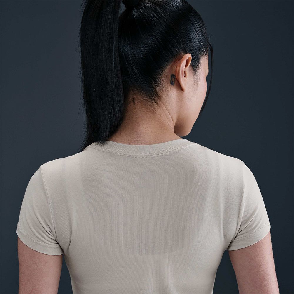 Áo Thun Tay Ngắn Nữ Nike Sportwear - Be - Supersports Vietnam