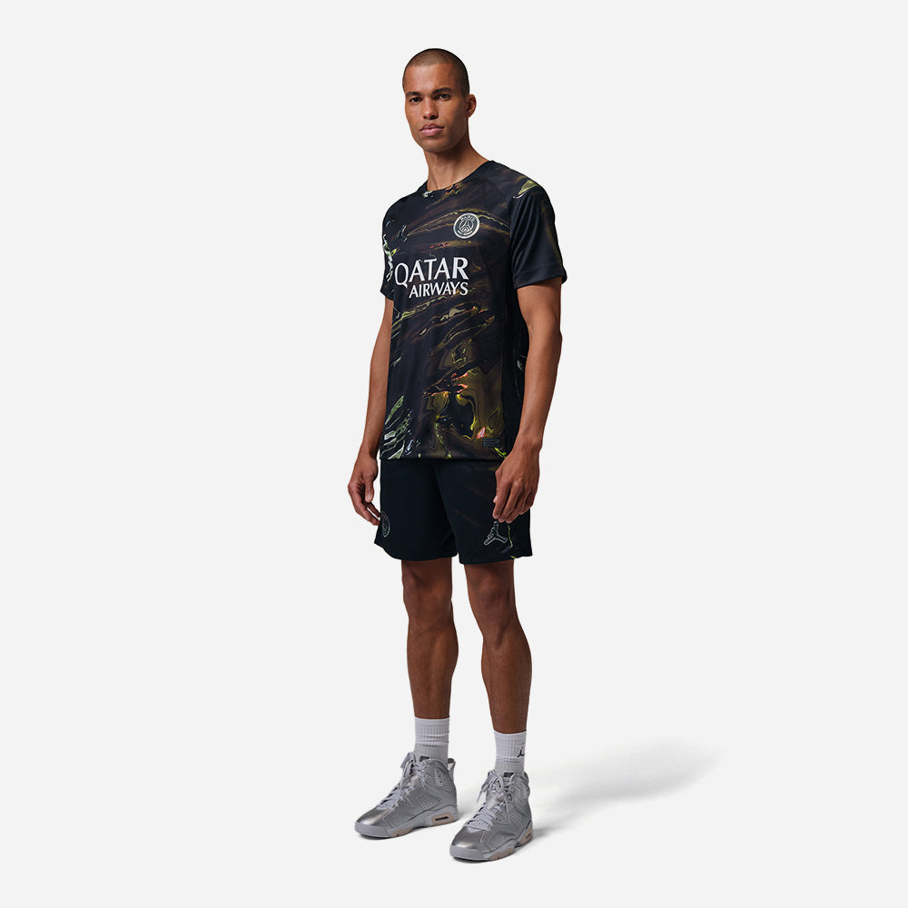 Áo Thun Nam Nike Paris Saint-Germain Dri-Fit Stadium Night Edition - Đen - Supersports Vietnam