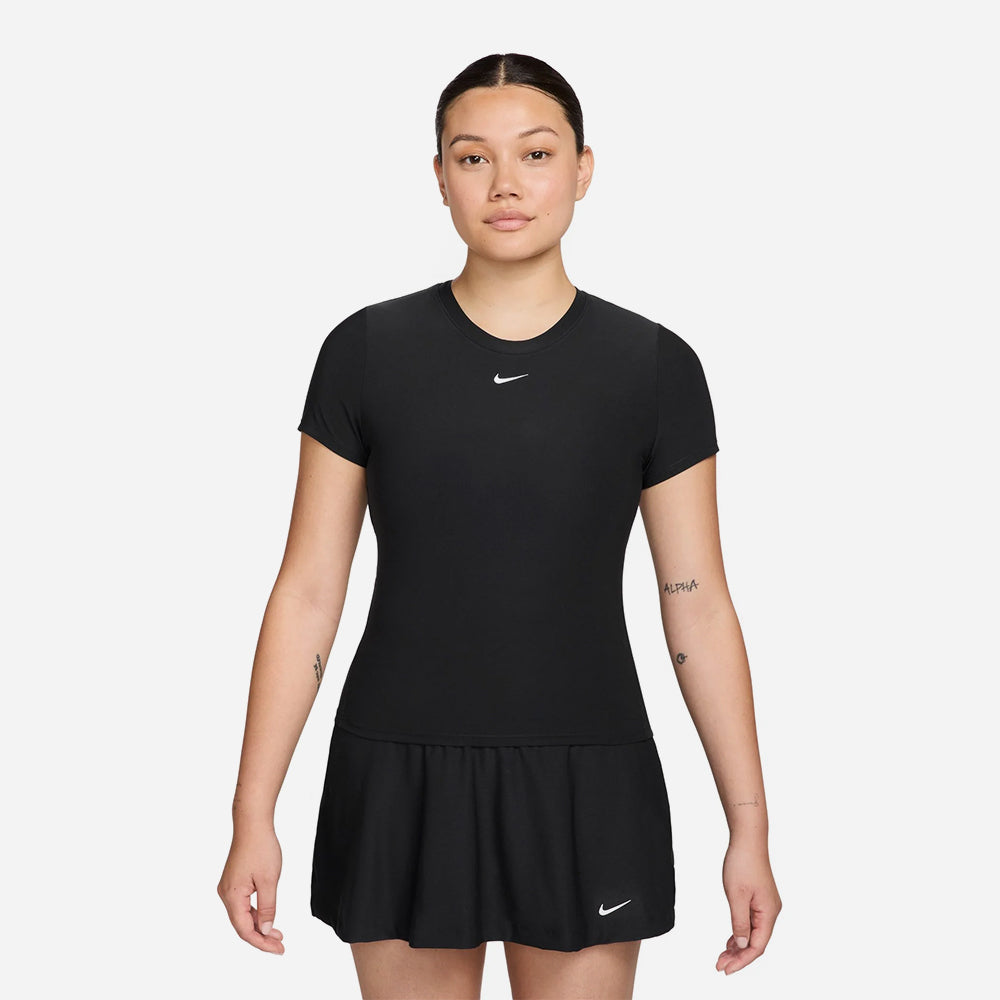 Áo Thun Nữ Nike Dri-Fit Victory Short Sleeve - Đen - Supersports Vietnam
