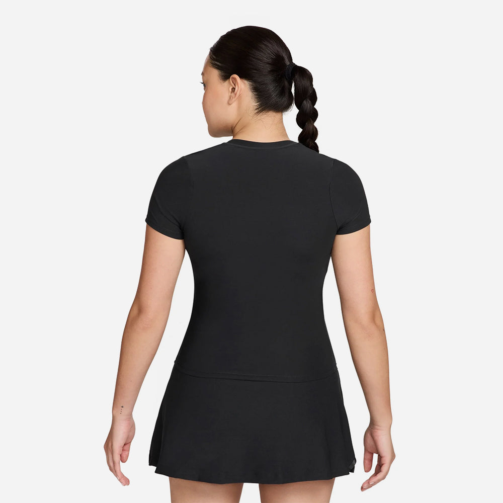 Áo Thun Nữ Nike Dri-Fit Victory Short Sleeve - Đen - Supersports Vietnam