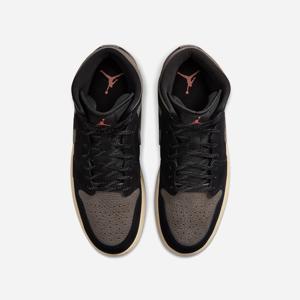 Giày Sneaker Nam Nike Air Jordan 1 Mid Se - Nâu - Supersports Vietnam
