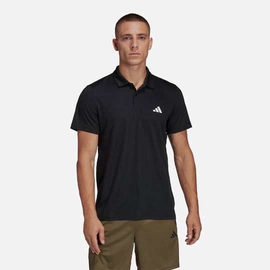 Men's Adidas  Essentials Training Polo Shirt - Black