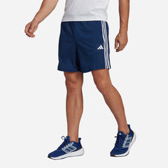 Quần Ngắn Nam Adidas Train Essentials Piqué 3-Stripes Training - Xanh Dương - Supersports Vietnam