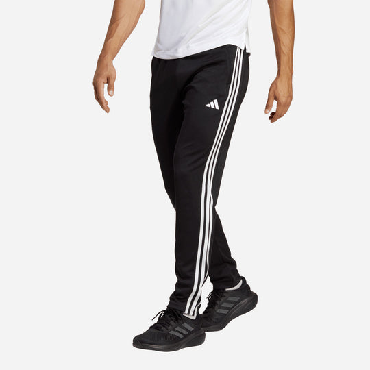 Men's Adidas Train Essentials 3-Stripes Pants - Black