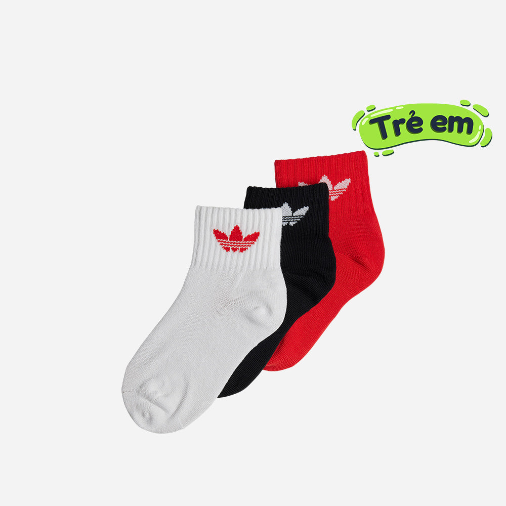 Vớ Thể Thao Bé Trai Adidas Originals-Kids Ankle - Nhiều Màu - Supersports Vietnam