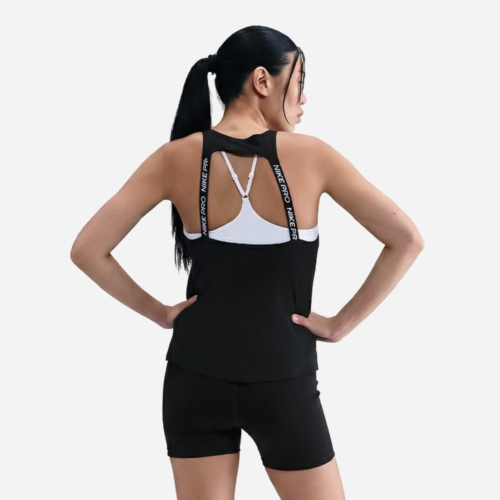 Áo Ba Lỗ Nữ Nike Pro Dri-Fit Taelastika - Đen - Supersports Vietnam
