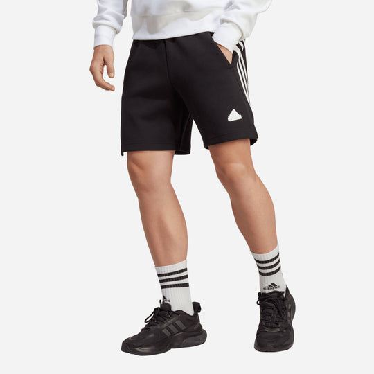 Men's Adidas 3-Stripes Future Icons Shorts - Black