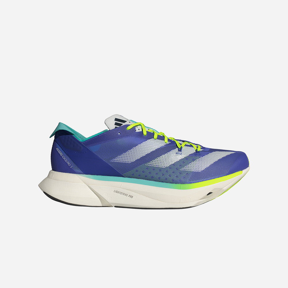 Giày Chạy Bộ Nam Adidas Adizero Adios Pro 3 - Xanh Dương - Supersports Vietnam