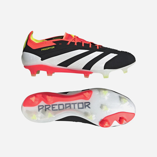 Men's Adidas Predator Elite Firmground Football Boots - Black