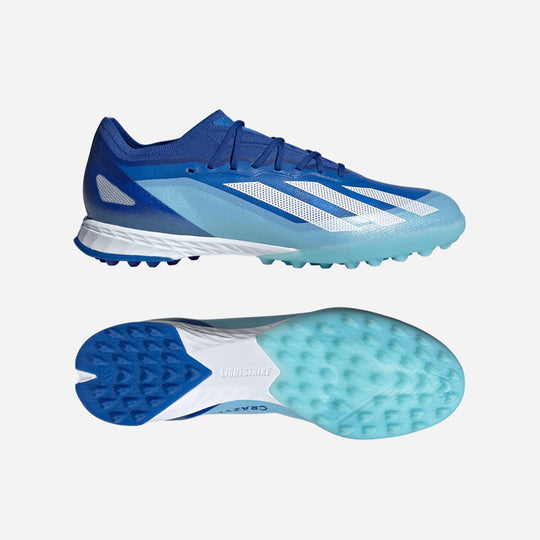 Unisex Adidas Turf X Crazyfast.1 Football Boots - Blue