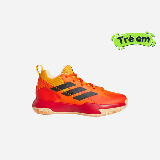 Kids' Adidas Cross Em Up Select J Wide Basketball Shoes - Orange