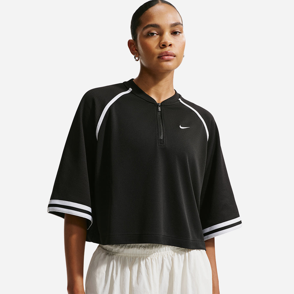 Áo Thun Nữ Nike Sportswear Oversized - Đen - Supersports Vietnam