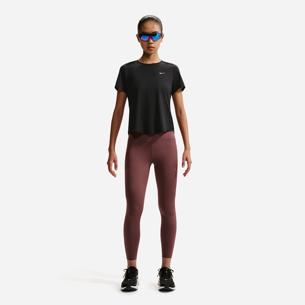 Áo Thun Nữ Nike Swift Breathe Dri-Fit Short-Sleeve Running - Đen - Supersports Vietnam