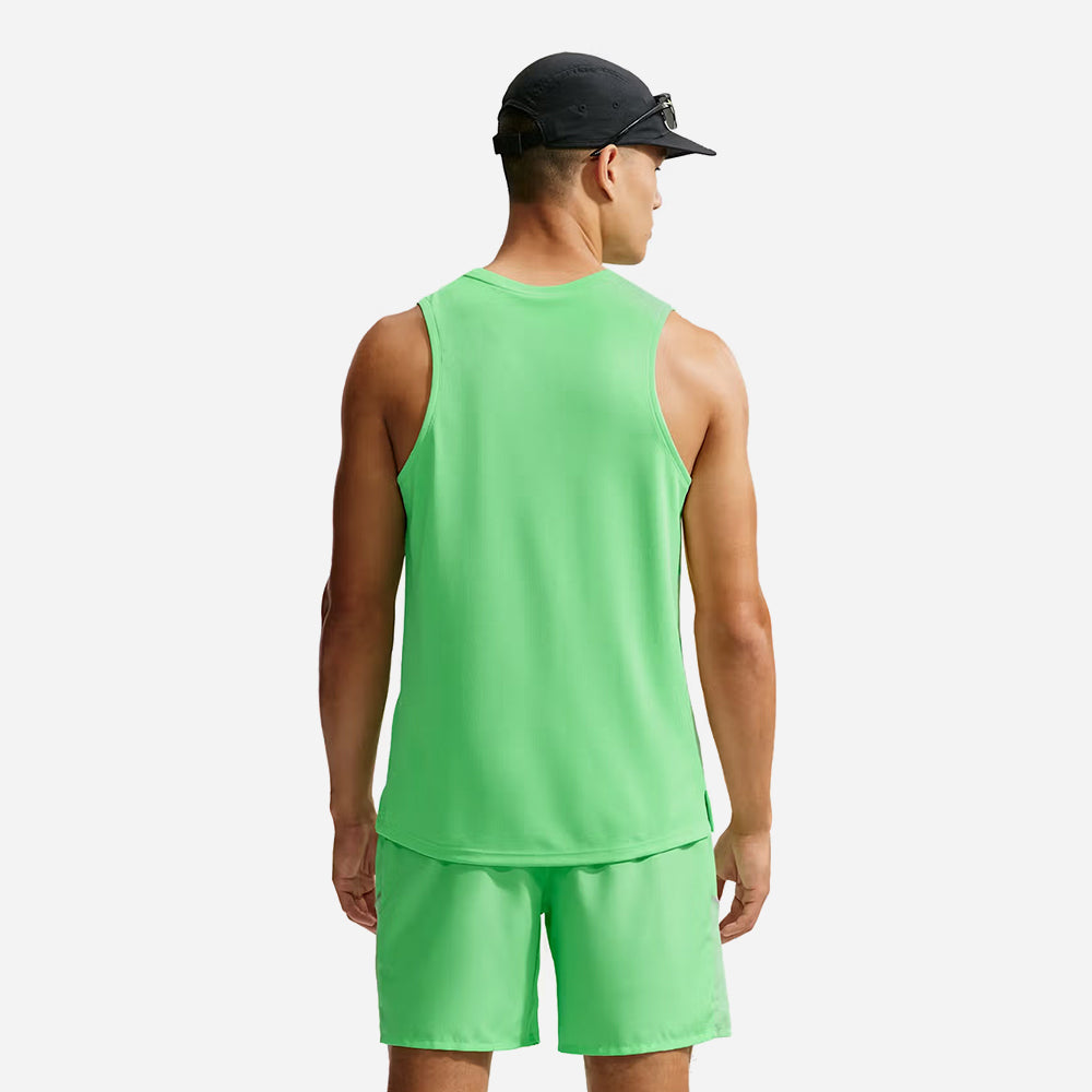 Áo Ba Lỗ Nam Nike Dri-Fit Miler - Xanh Lá - Supersports Vietnam