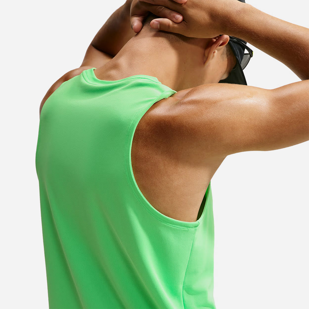 Áo Ba Lỗ Nam Nike Dri-Fit Miler - Xanh Lá - Supersports Vietnam