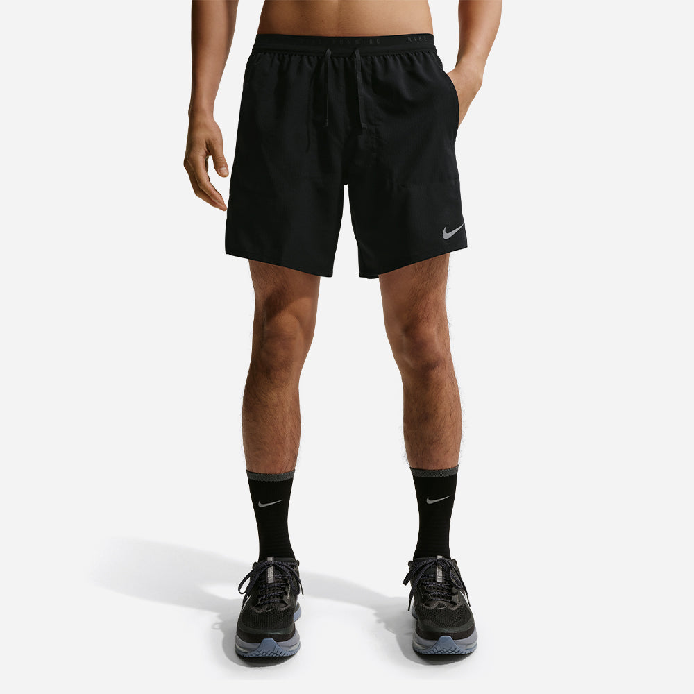 Quần Ngắn Thể Thao Nam Nike Stride Dri-Fit 7" Brief-Lined - Đen - Supersports Vietnam