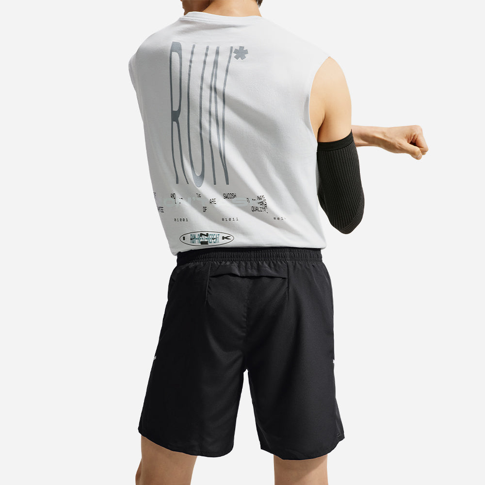 Quần Ngắn Thể Thao Nam Nike Miler Dri-Fit 2-In-1 7 Inch - Đen - Supersports Vietnam