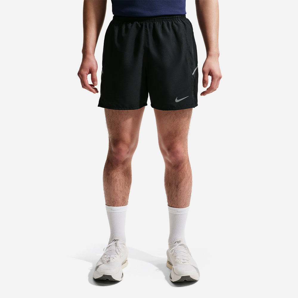 Quần Ngắn Thể Thao Nam Nike Dri-Fit Miler 5 Inch Brief-Lined Running - Đen - Supersports Vietnam