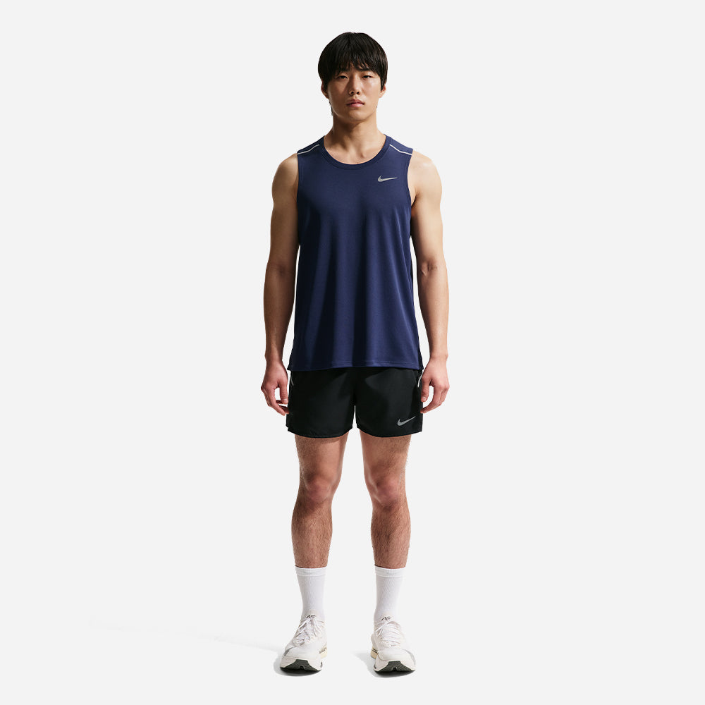 Quần Ngắn Thể Thao Nam Nike Dri-Fit Miler 5 Inch Brief-Lined Running - Đen - Supersports Vietnam