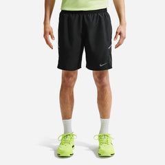 Quần Ngắn Thể Thao Nam Nike Dri-Fit Miler 7 Inch Briefs-Lined - Đen - Supersports Vietnam