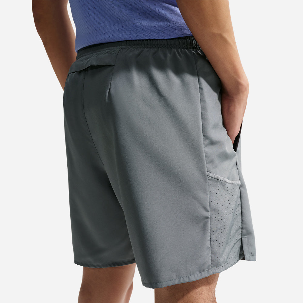 Quần Ngắn Thể Thao Nam Nike Dri-Fit Miler 7 Inch Briefs-Lined - Xám - Supersports Vietnam