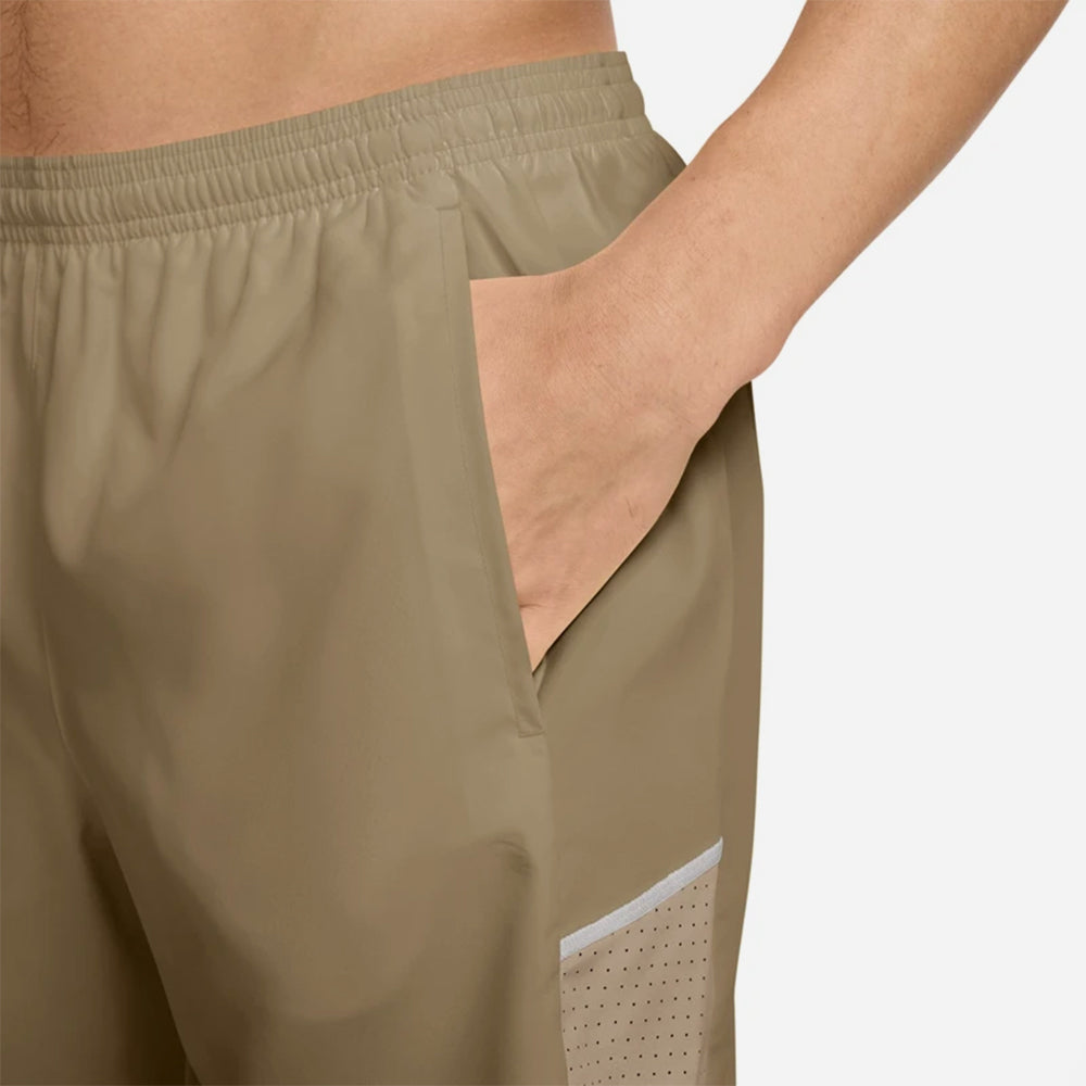 Quần Ngắn Thể Thao Nam Nike Dri-Fit Miler 7 Inch Briefs-Lined - Nâu - Supersports Vietnam