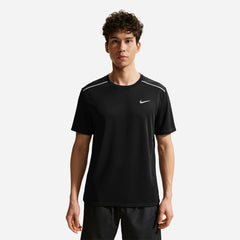 Áo Thun Nam Nike Miler Dri-Fit Uv-Protection Short-Sleeve Running - Đen - Supersports Vietnam