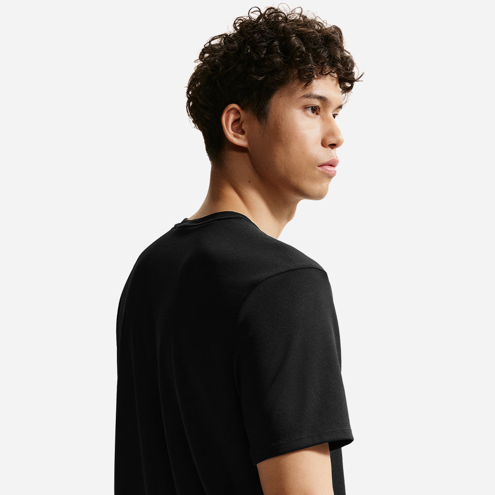 Áo Thun Nam Nike Miler Dri-Fit Uv-Protection Short-Sleeve Running - Đen - Supersports Vietnam