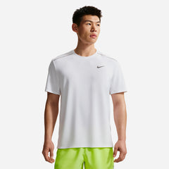 Áo Thun Nam Nike Miler Dri-Fit Uv-Protection Short-Sleeve Running - Trắng - Supersports Vietnam