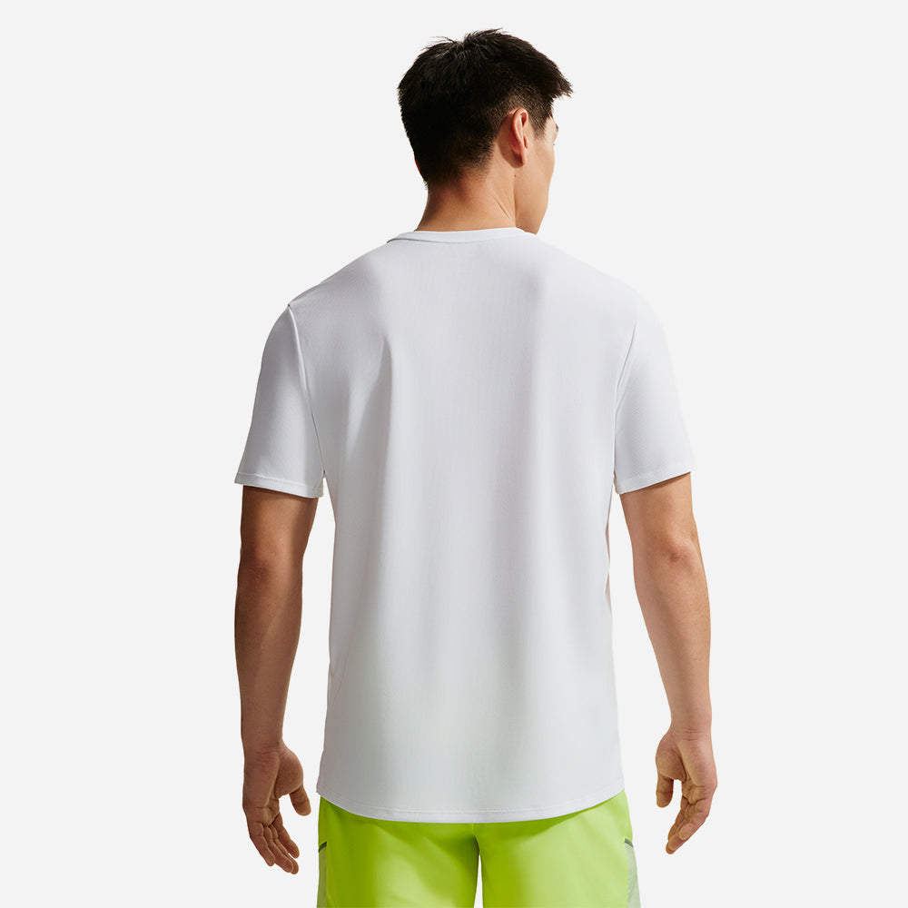 Áo Thun Nam Nike Miler Dri-Fit Uv-Protection Short-Sleeve Running - Trắng - Supersports Vietnam