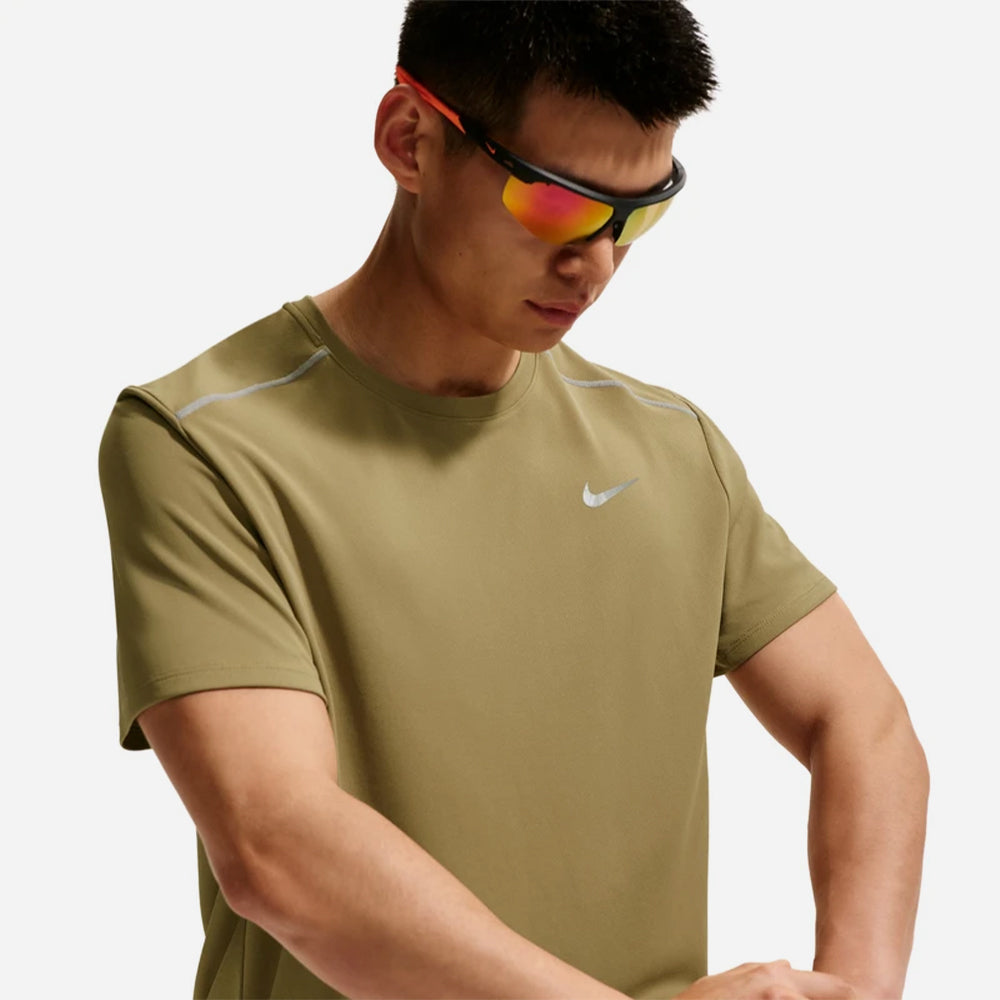 Áo Thun Nam Nike Dri-Fit UV-Protection Miler Short-Sleeve - Nâu - Supersports Vietnam