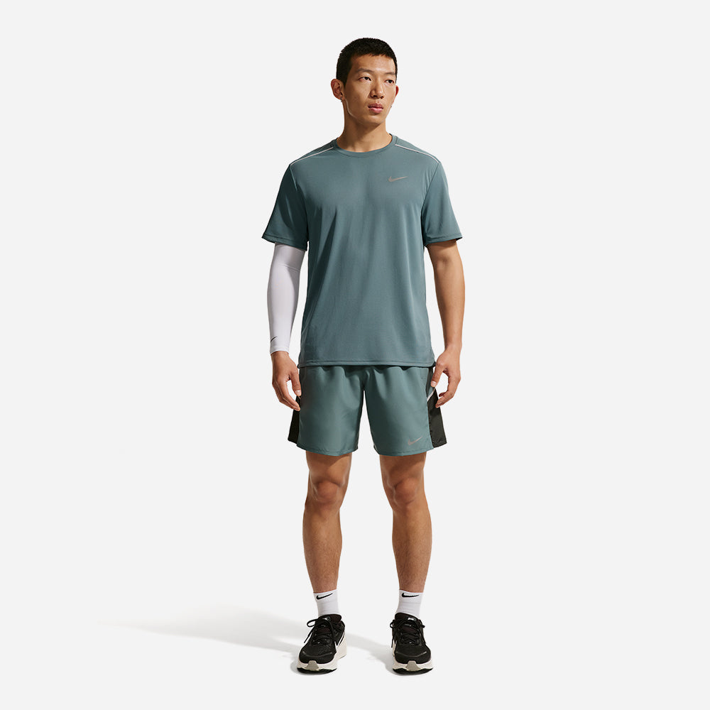 Áo Thun Nam Nike Miler Dri-Fit Uv-Protection Short-Sleeve Running - Xanh Dương - Supersports Vietnam