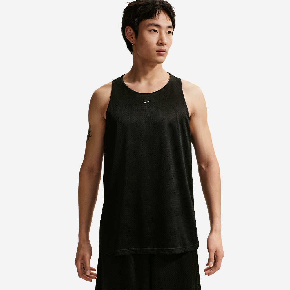 Áo Ba Lỗ Nam Nike Standard Issue Practice Mesh Basketball - Đen - Supersports Vietnam