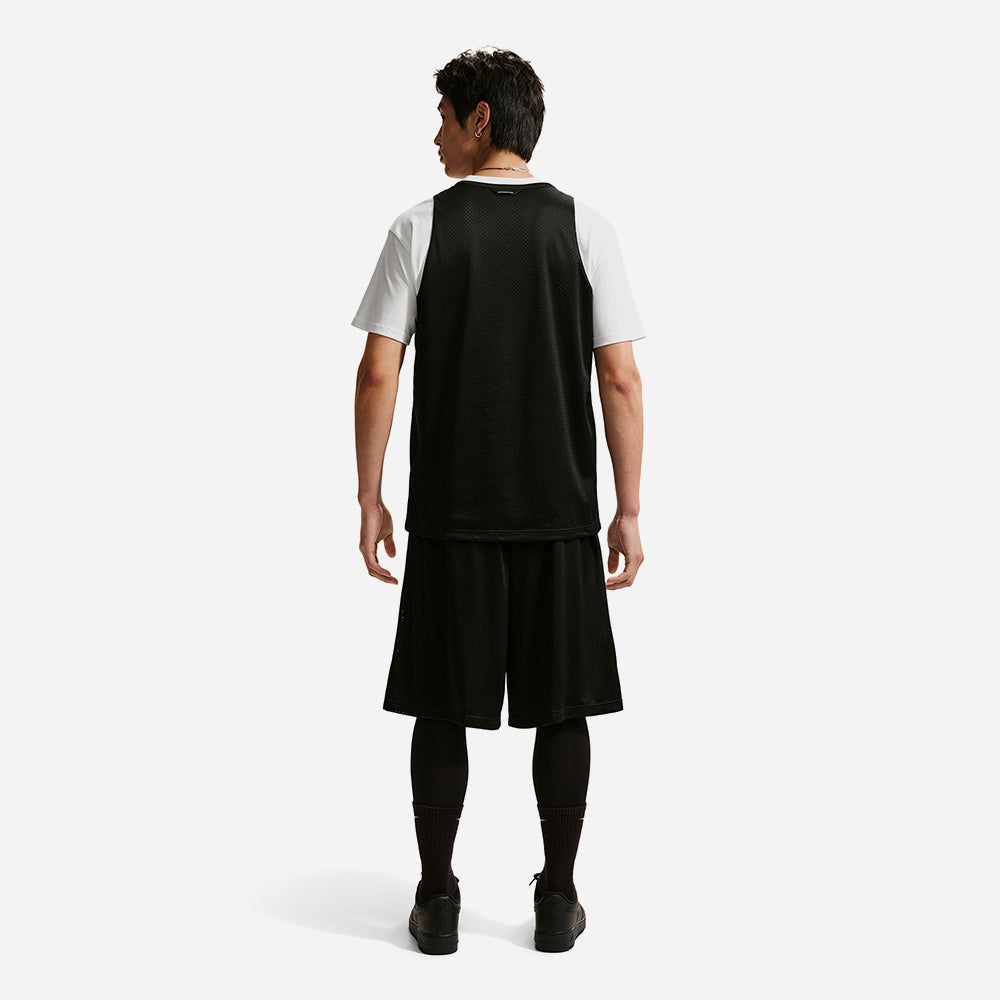Áo Ba Lỗ Nam Nike Standard Issue Practice Mesh Basketball - Đen - Supersports Vietnam