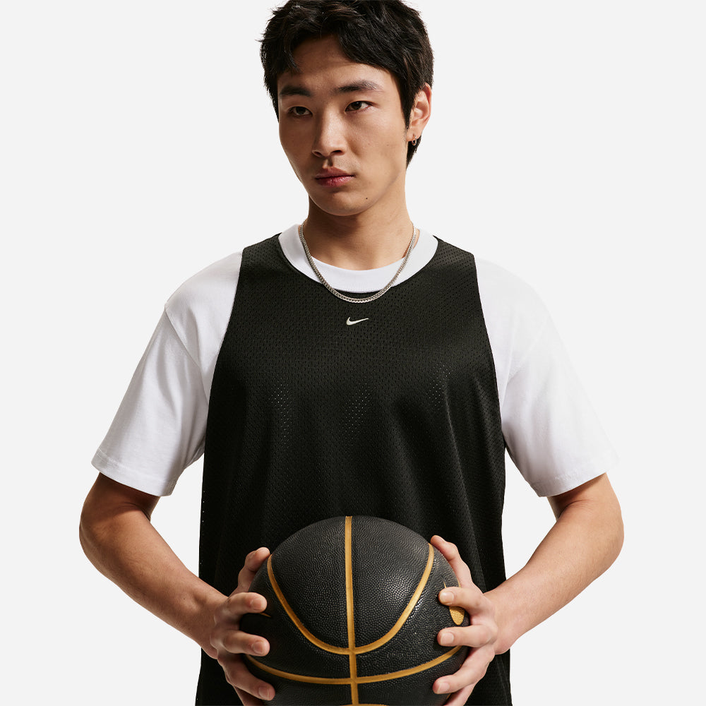 Áo Ba Lỗ Nam Nike Standard Issue Practice Mesh Basketball - Đen - Supersports Vietnam