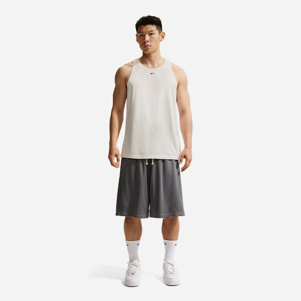 Áo Ba Lỗ Thi Đấu Nam Nike Standard Issue Practice Mesh Basketball - Trắng - Supersports Vietnam