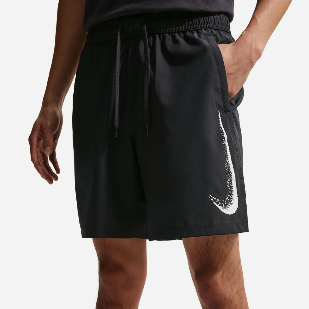 Quần Ngắn Thể Thao Nam Nike Dri-Fit Form 7 Inch Gfx - Đen - Supersports Vietnam