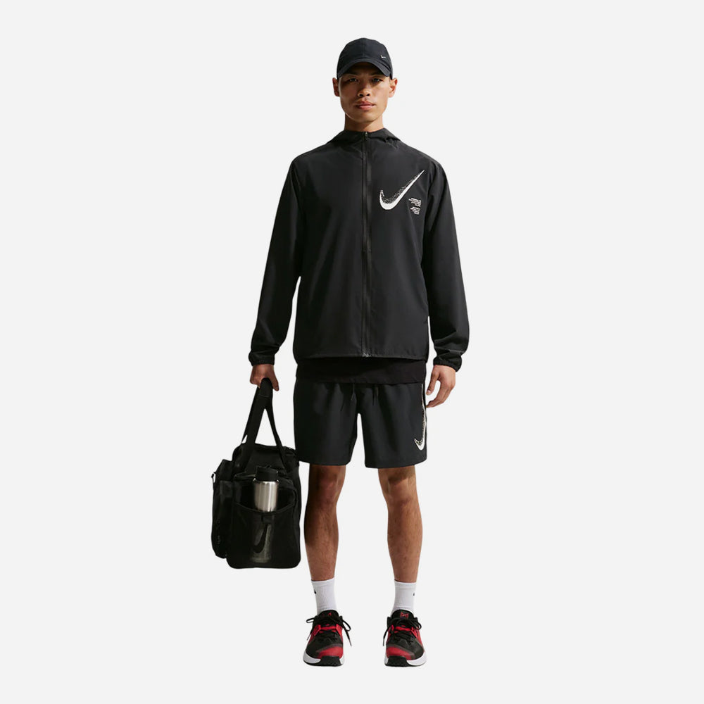 Quần Ngắn Thể Thao Nam Nike Dri-Fit Form 7 Inch Gfx - Đen - Supersports Vietnam