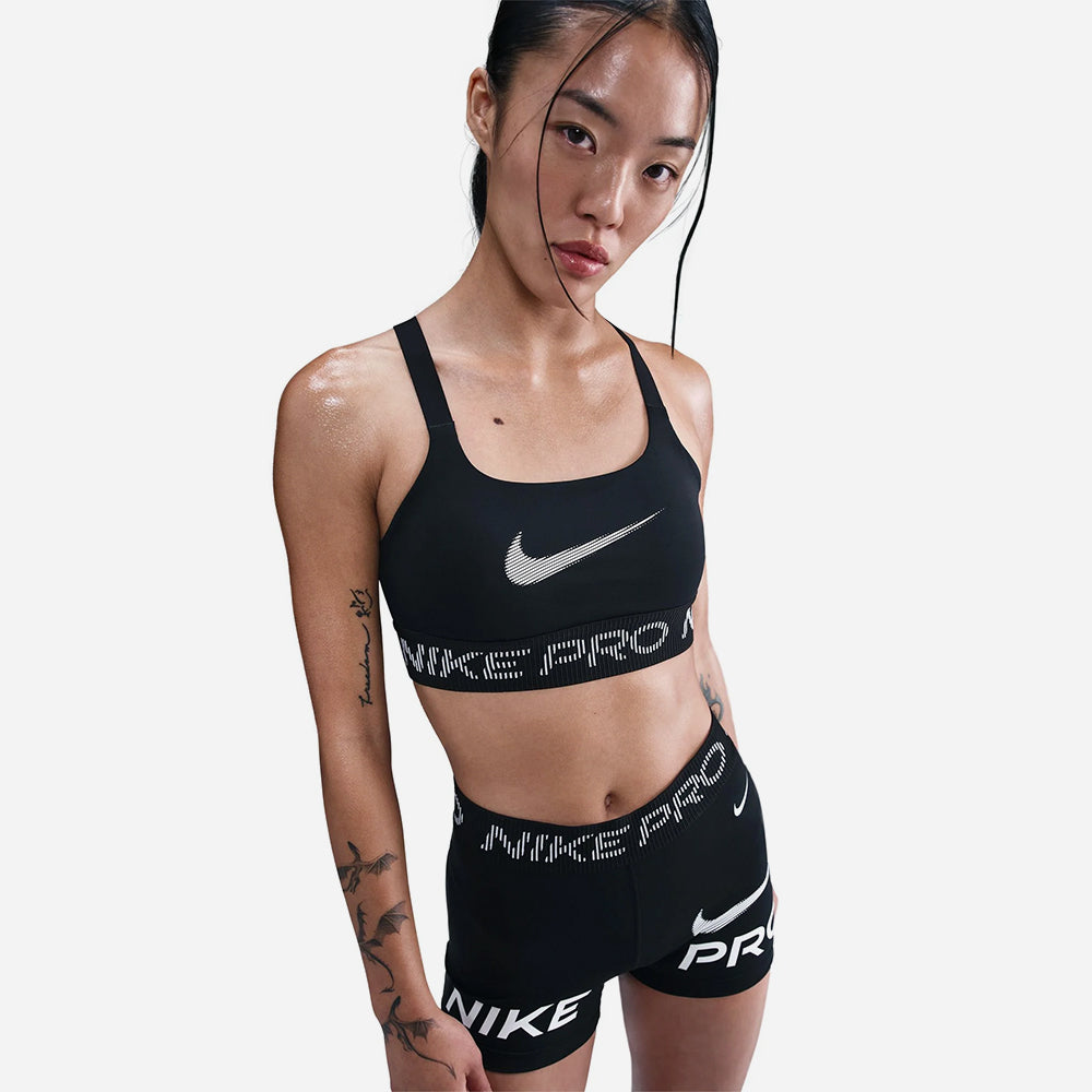Áo Bra Thể Thao Nữ Nike Pro Light-Support - Đen - Supersports Vietnam