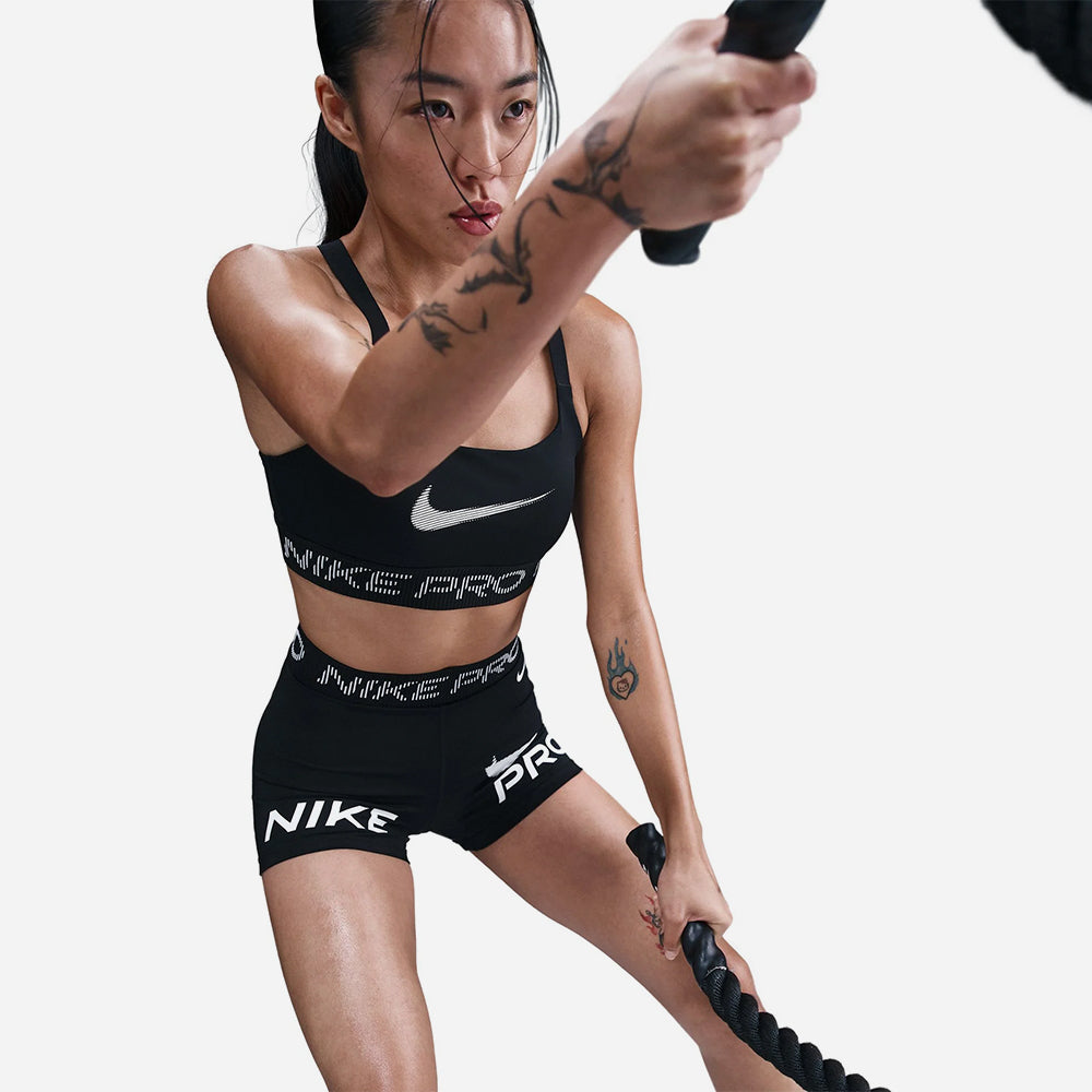 Áo Bra Thể Thao Nữ Nike Pro Light-Support - Đen - Supersports Vietnam