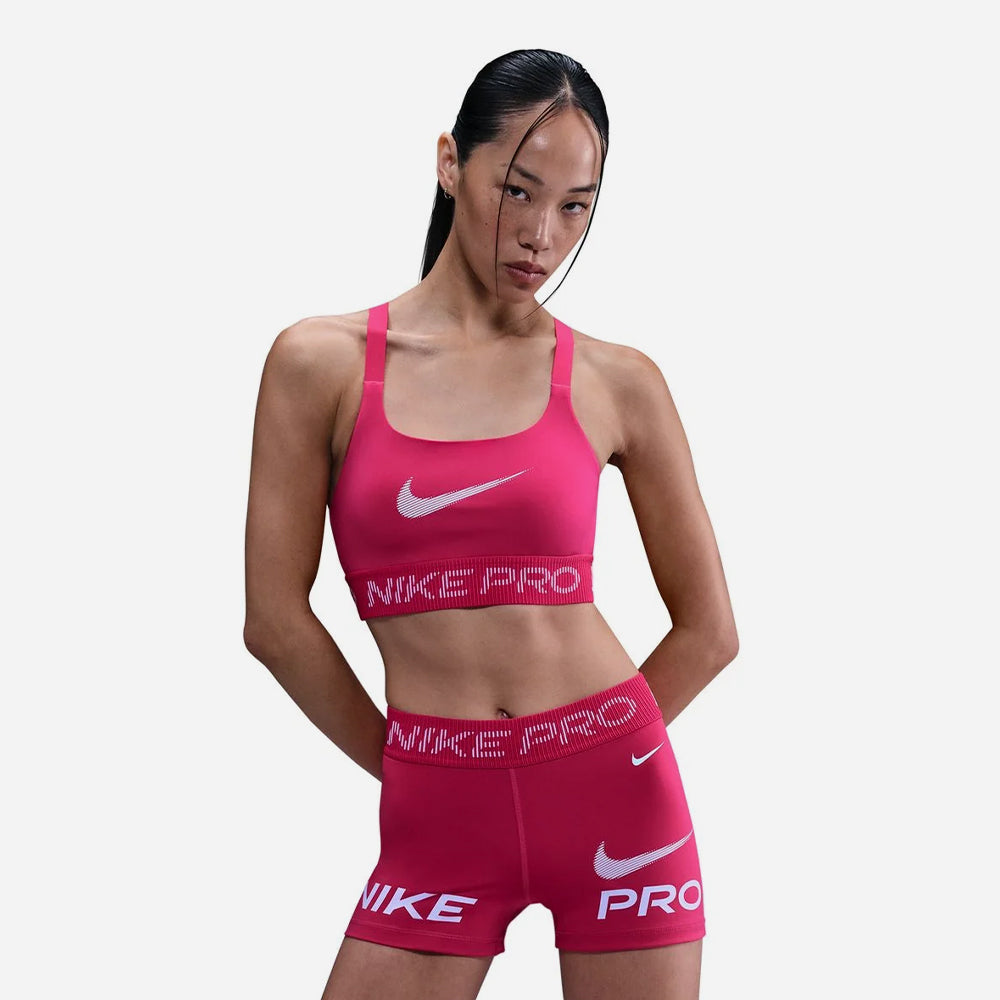 Áo Bra Thể Thao Nữ Nike Pro Light-Support - Hồng - Supersports Vietnam