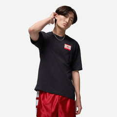 Men's Nike Jordan Brand Authentic Short Sleeve Crew T-Shirt - Black