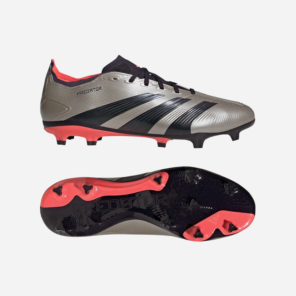 Giày Đá Bóng Dành Cho Sân Cỏ Tự Nhiên Nam Adidas Predator League - Xám - Supersports Vietnam