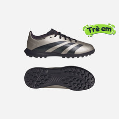 Kids' Adidas Predator League Turf Football Boots - Gray