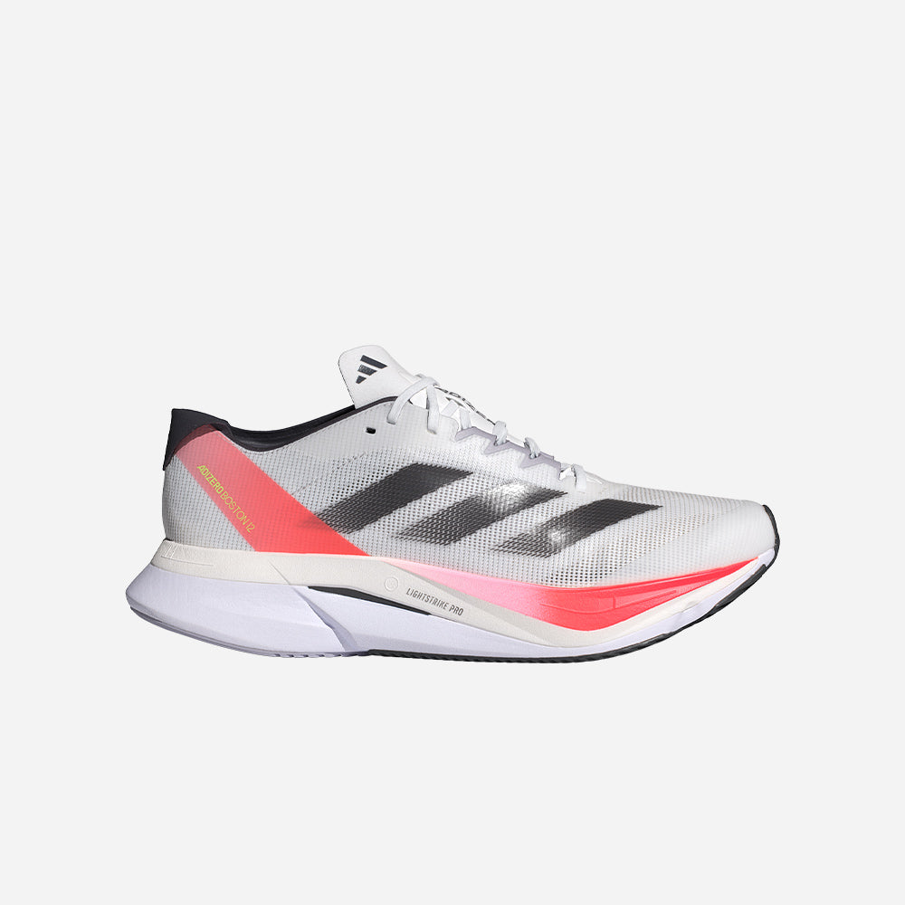 Giày Chạy Bộ Nam Adidas Adizero Boston 12 - Trắng - Supersports Vietnam